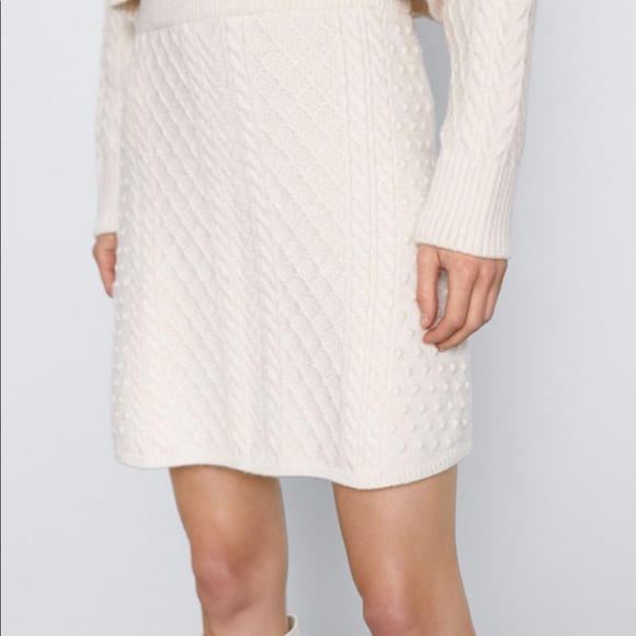 Zara cable knit skirt - Picture 2 of 5